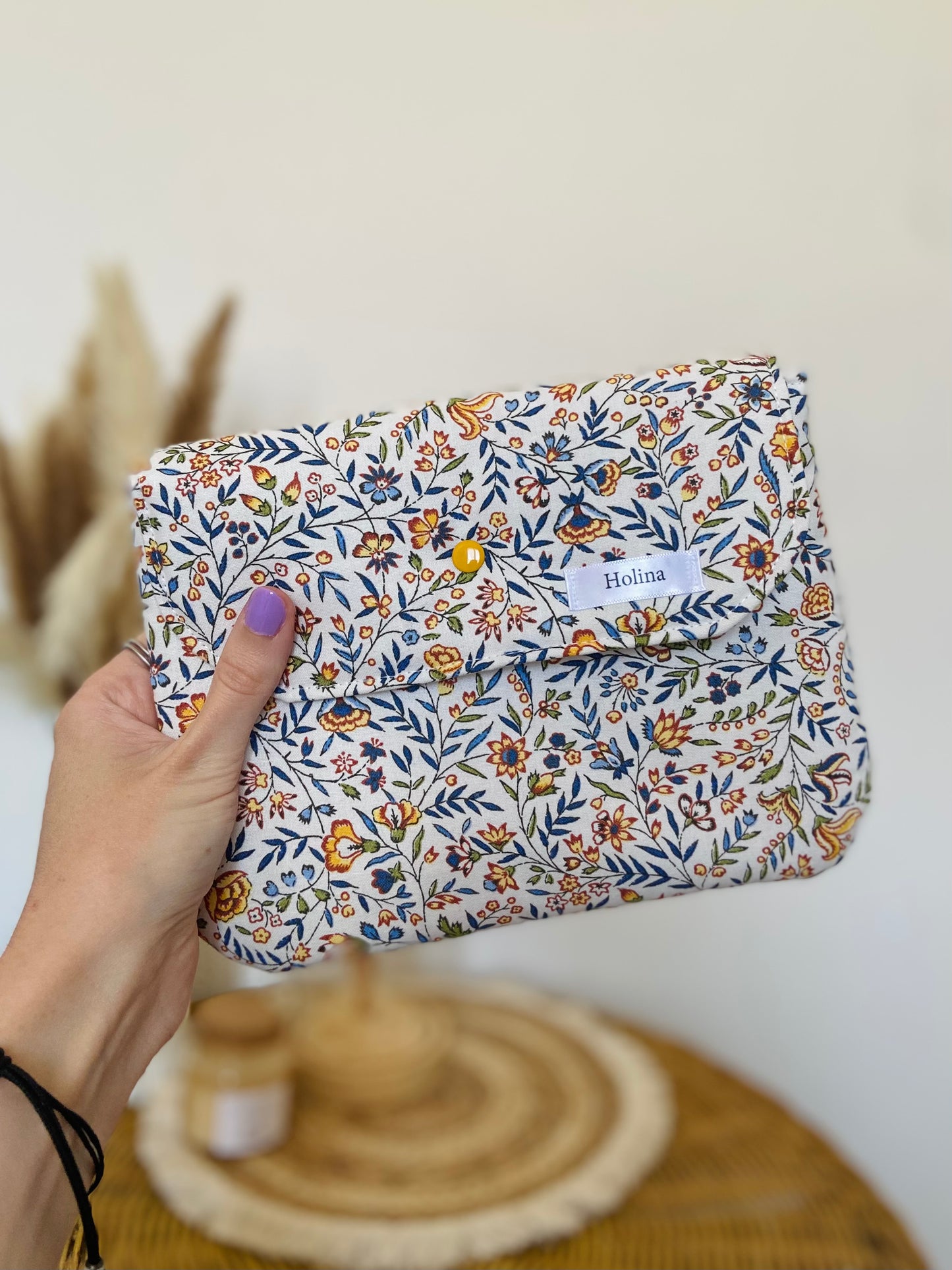 Pochette à livre avec rabat Tiphaine