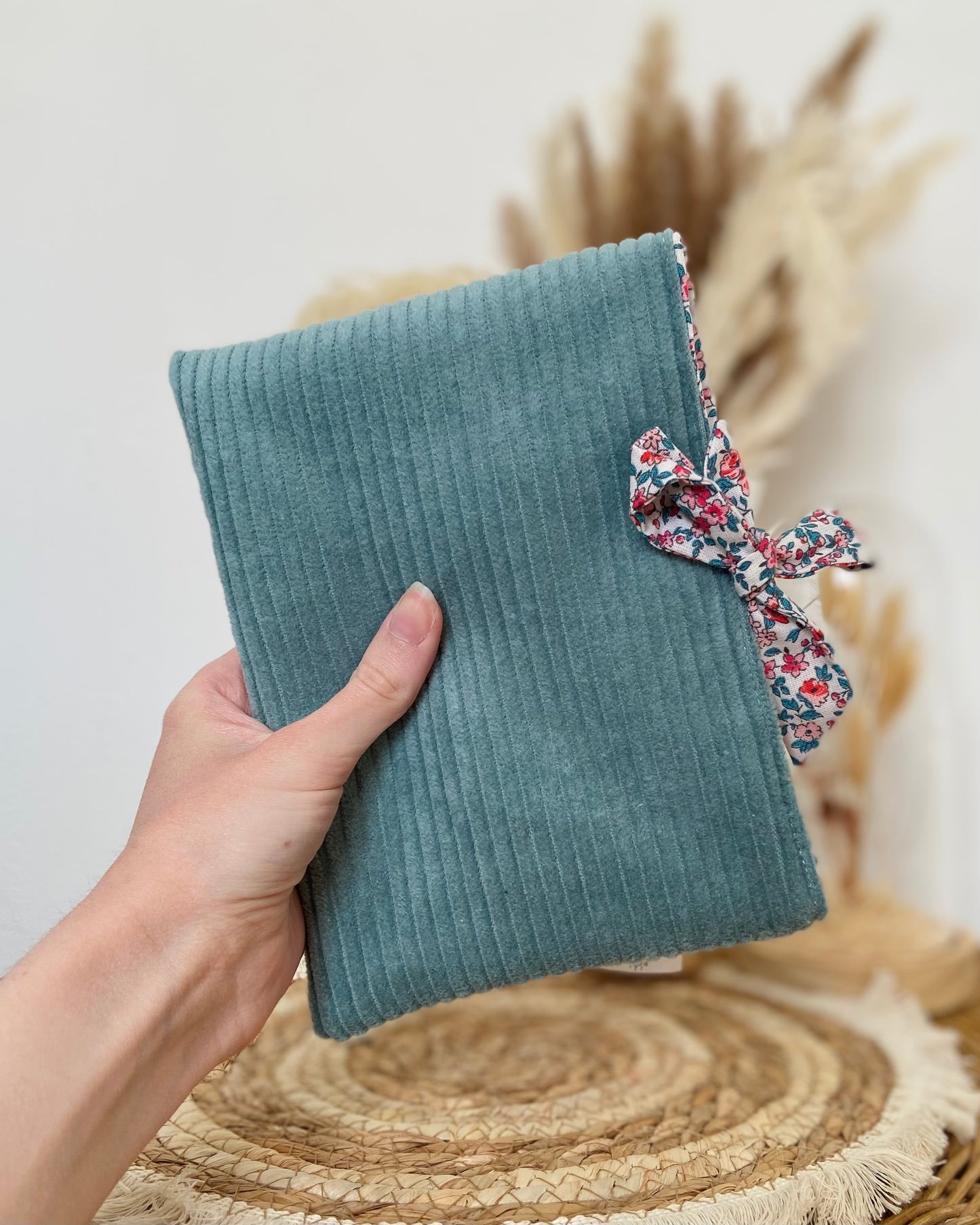 Pochette à livre noeud Zoé Vert