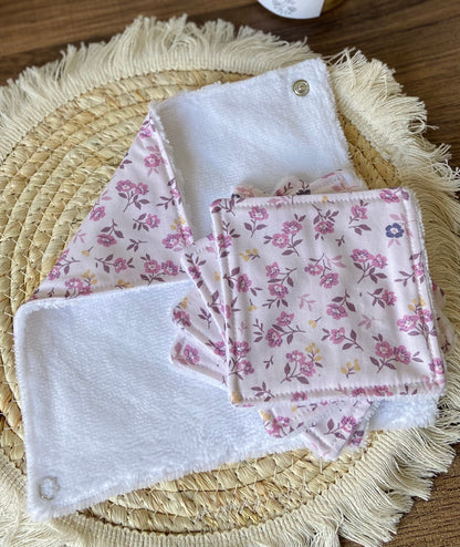 Lingettes + pochette 2 en 1 Lilas