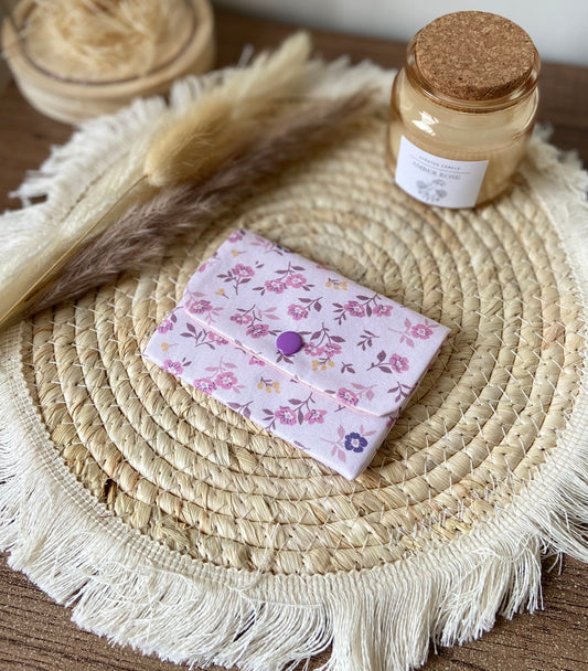 Porte carte lilas