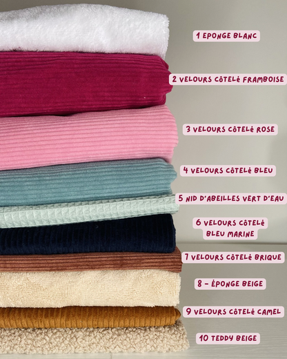 housse kindle tissu floral molletonnée