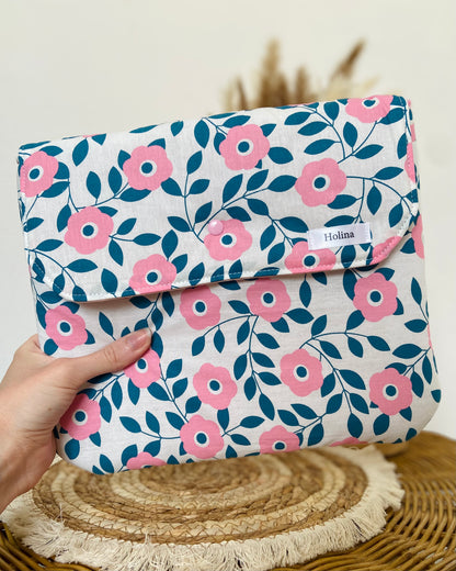 Pochette à livre avec rabat Capucine