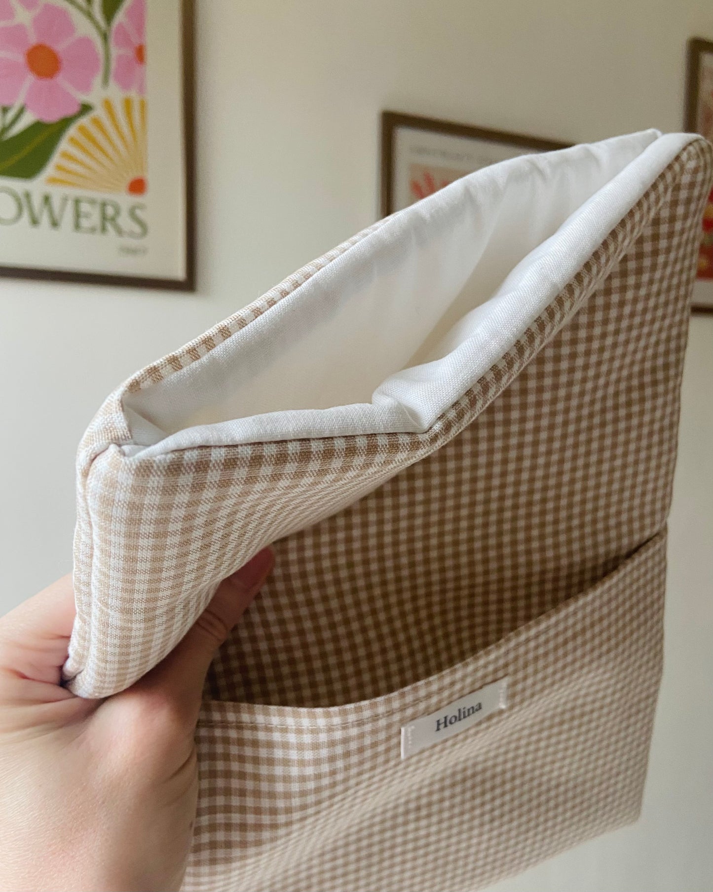 Pochette à livre avec poche Amélia