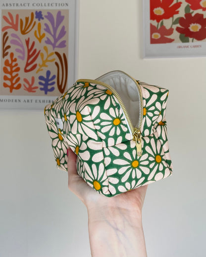 pochette maquillage tissu floral