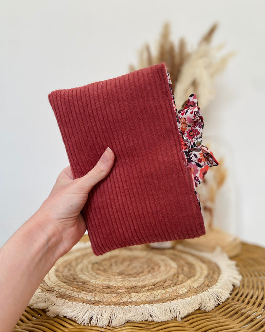 Pochette à livre noeud Terracotta