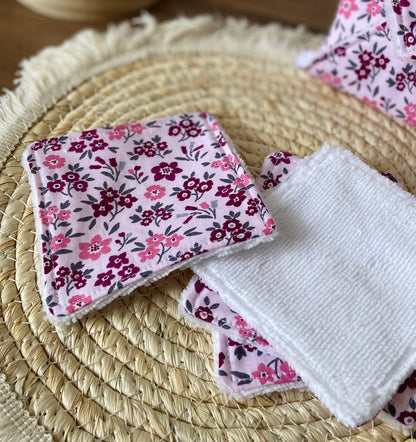 Lingettes + pochette 2 en 1 Violet