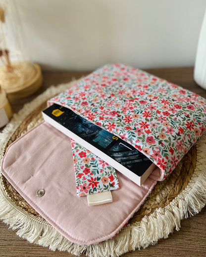 pochette livre rabat personnalisée faite main