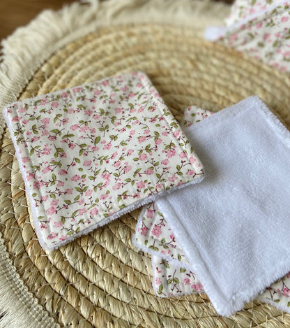 Lingettes + pochette 2 en 1 Rose