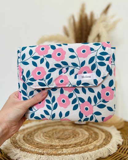 Pochette à livre avec rabat Capucine
