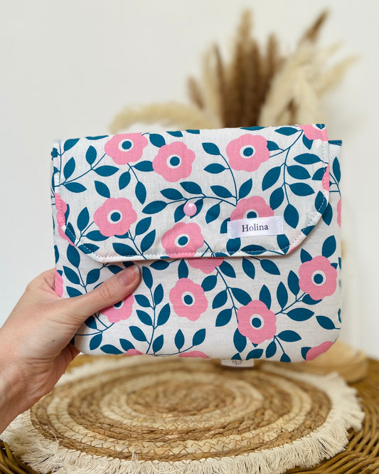 Pochette à livre avec rabat Capucine