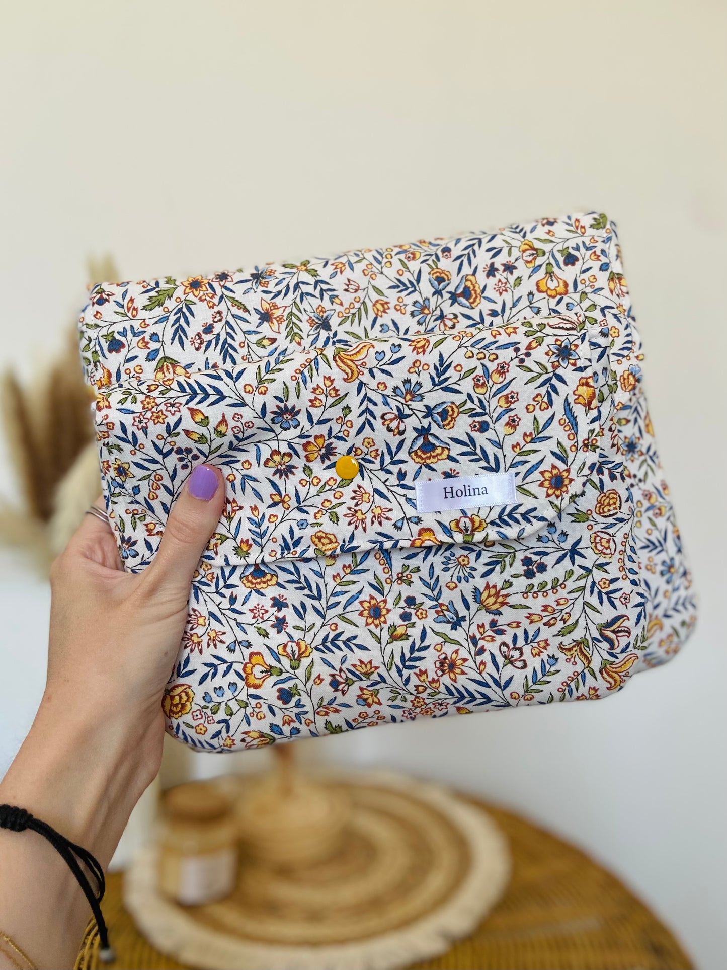Pochette à livre avec rabat Tiphaine