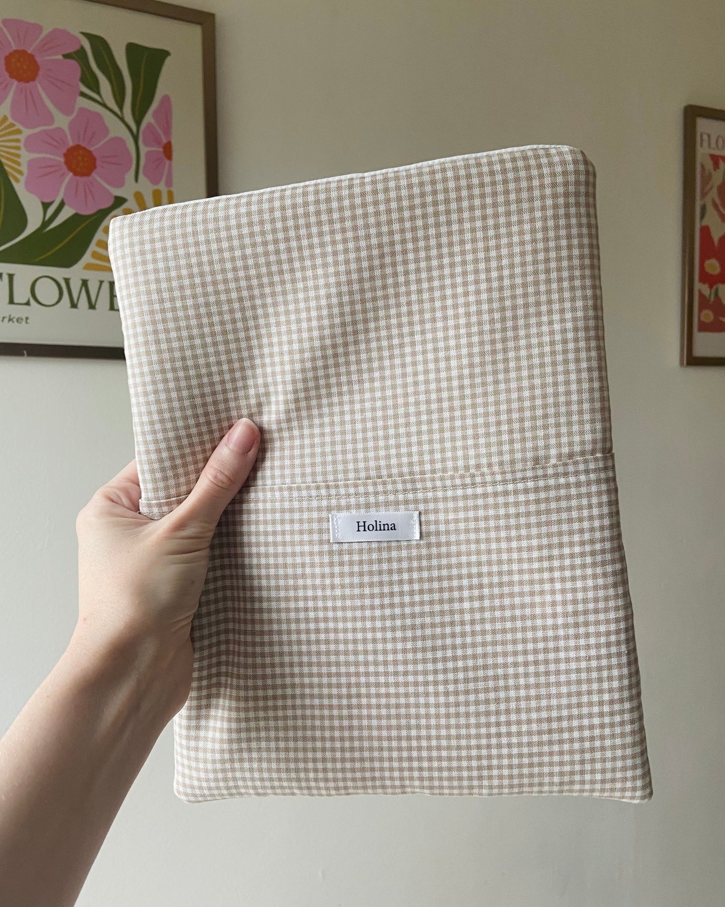Pochette à livre avec poche Amélia