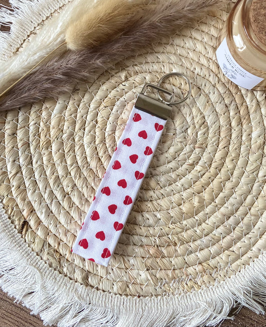 Porte clé coeur rouge